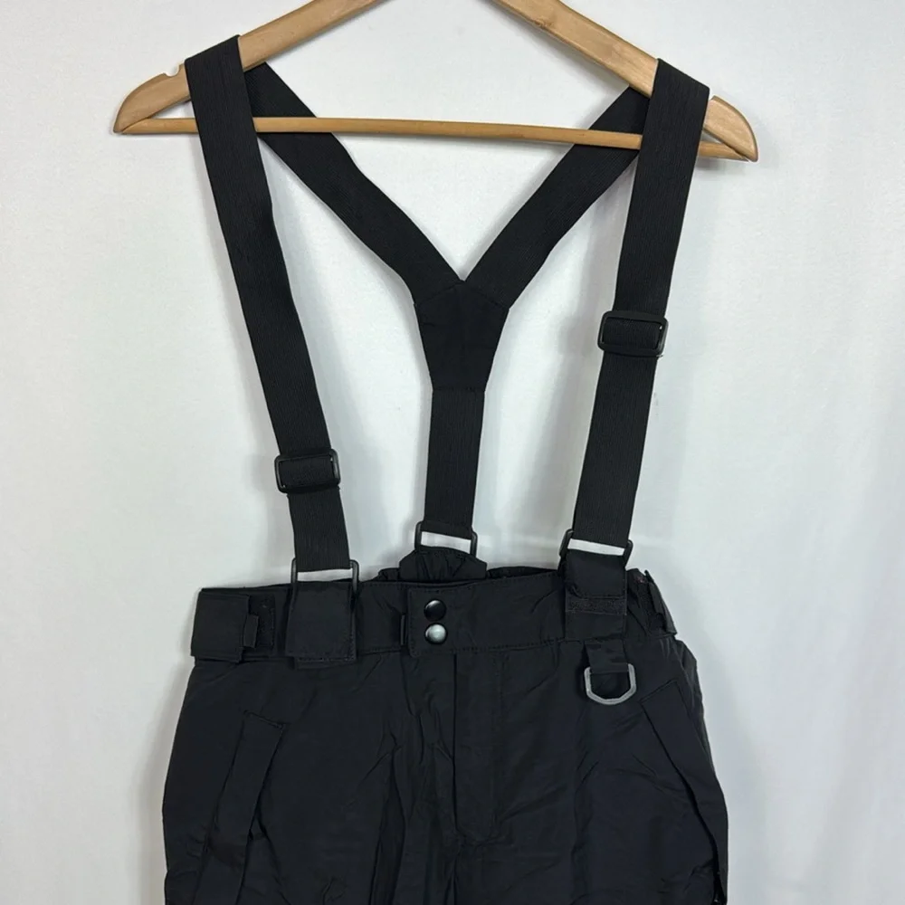 Sport Essentials Jr. Suspender Snow Pants Size‎ 14 Black Kids
